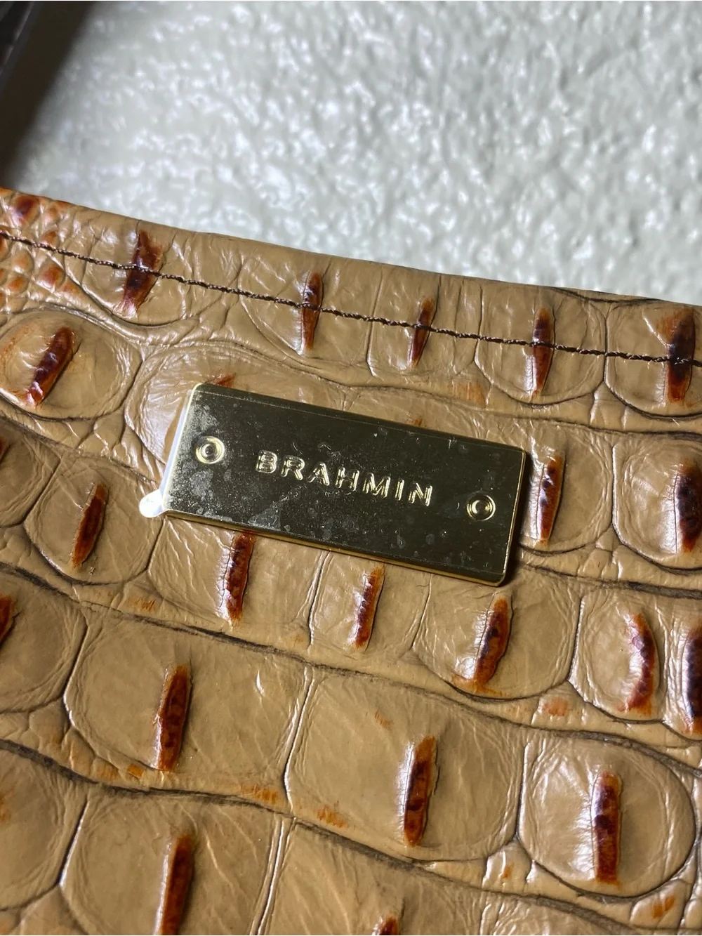 Brahmin structured shoulder
